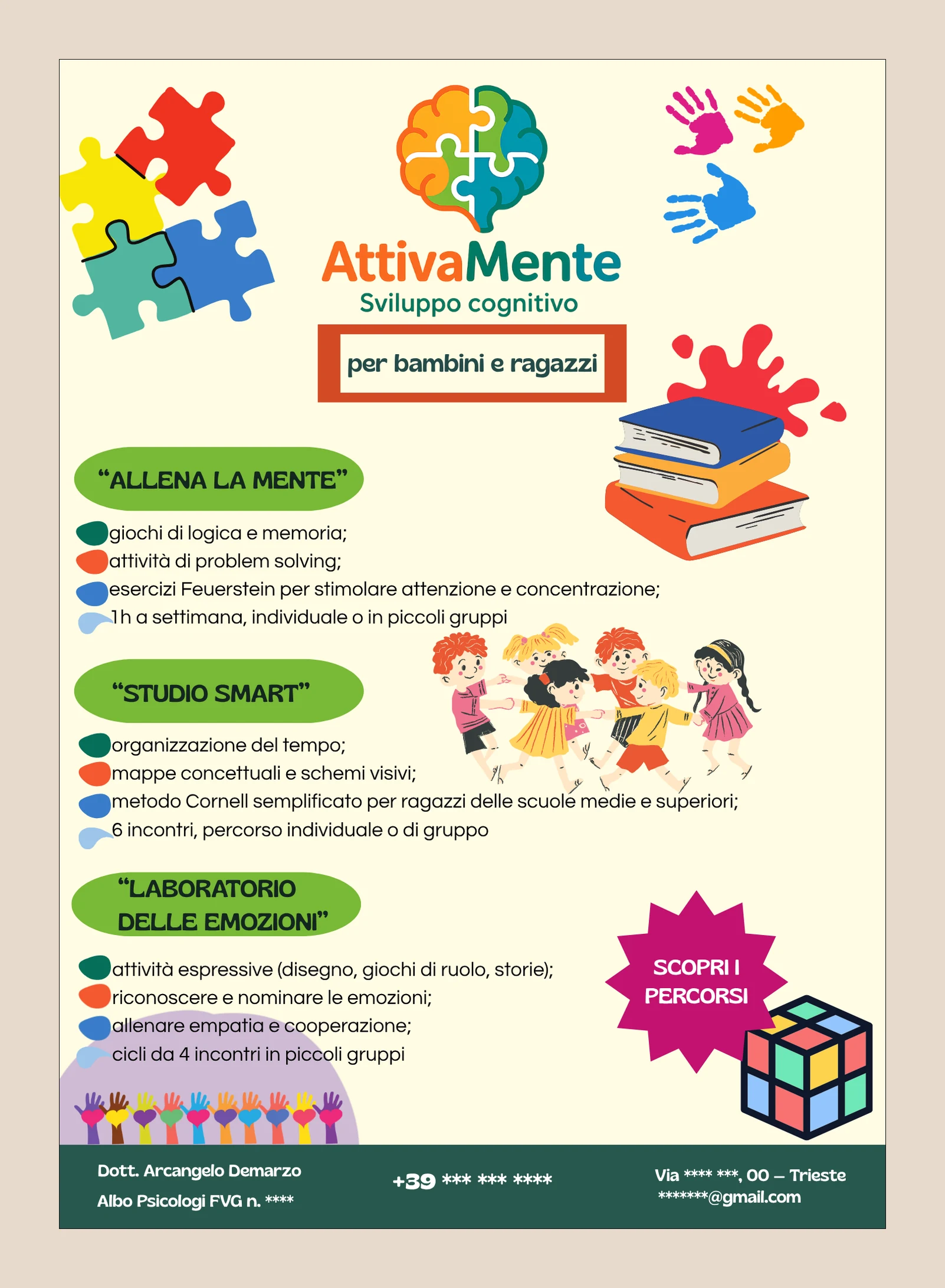 Il volantino per bambini e ragazzi, intero.